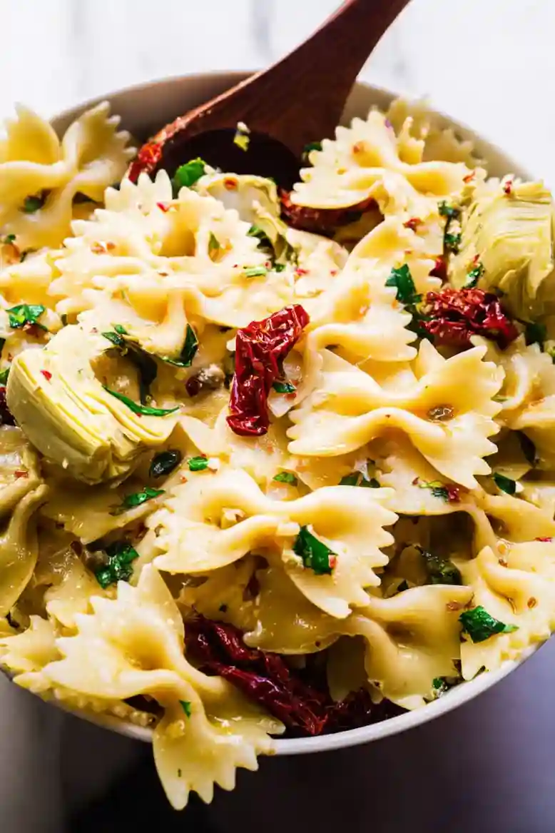 Bowtie Pasta Salad with Tomatoes - 1