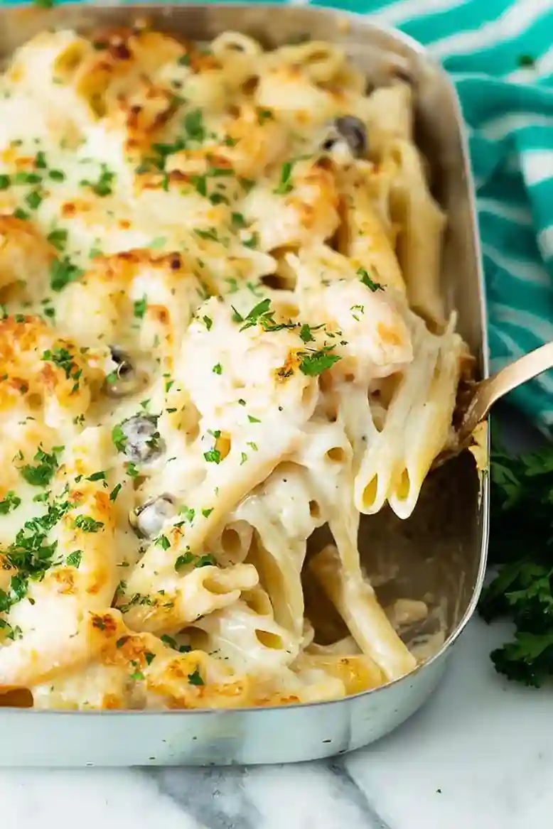Cheesy Chicken Alfredo Bake - 2