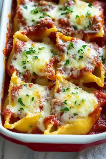 Cheesy Jumbo Stuffed Shells