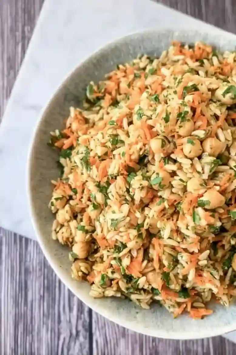 Chickpea Orzo Carrot Salad Recipe - 2