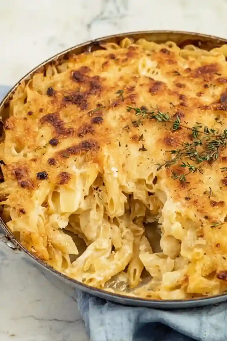Cozy French Onion Pasta Bake - 1