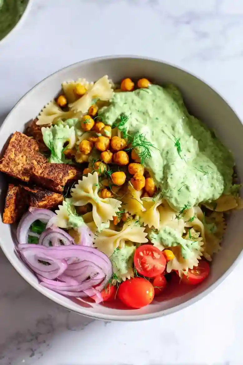 Creamy Avocado BLT Pasta Salad - 1