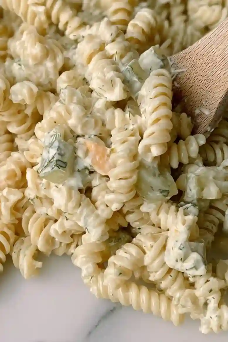Creamy Dill Pickle Pasta Salad - 2