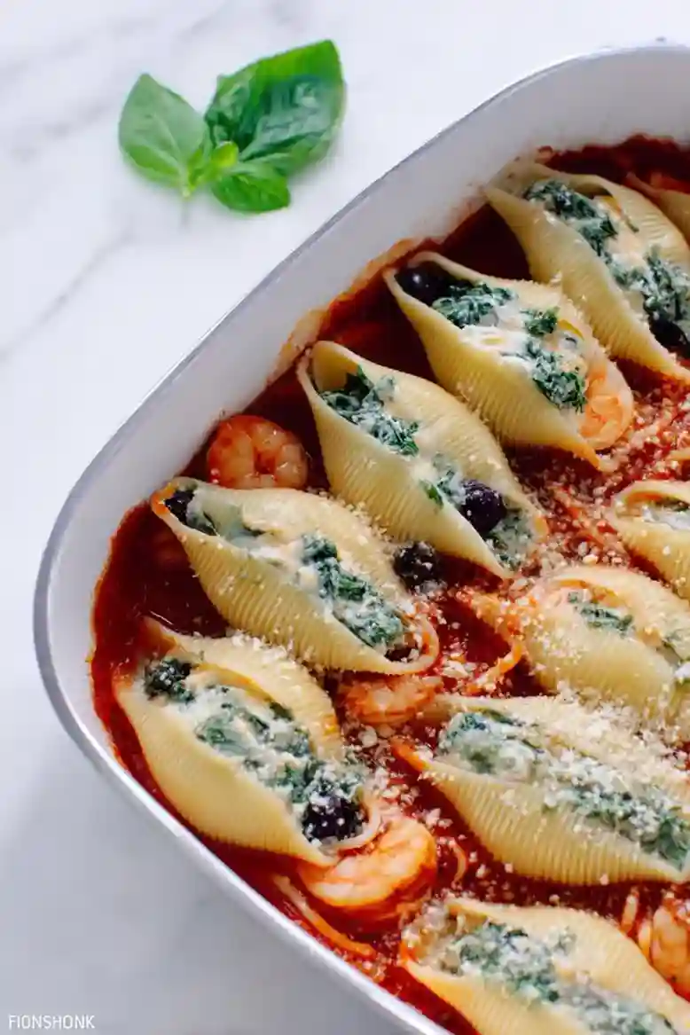 Creamy Spinach Ricotta Stuffed Shells - 2
