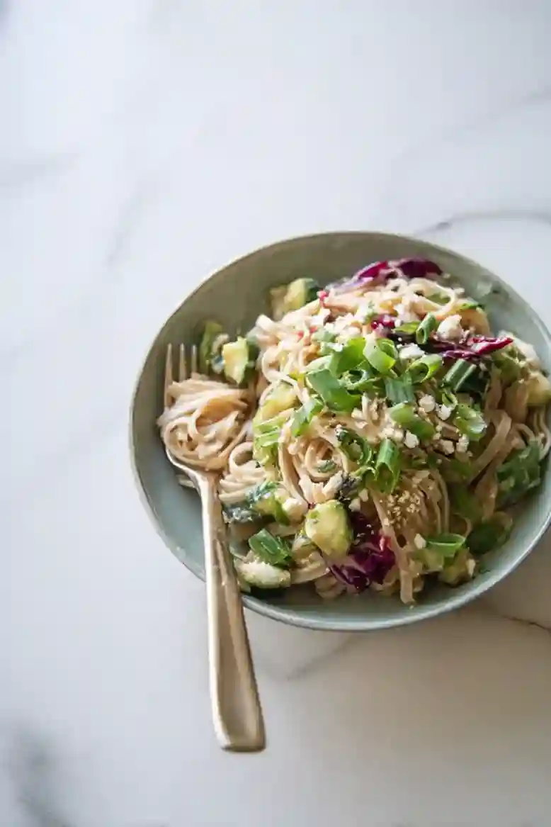 Easy Cold Sesame Noodle Salad - 2