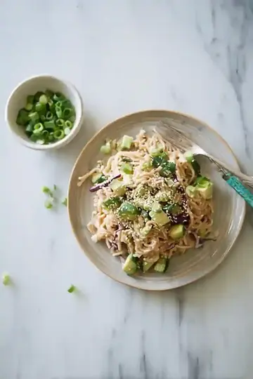 Easy Cold Sesame Noodle Salad