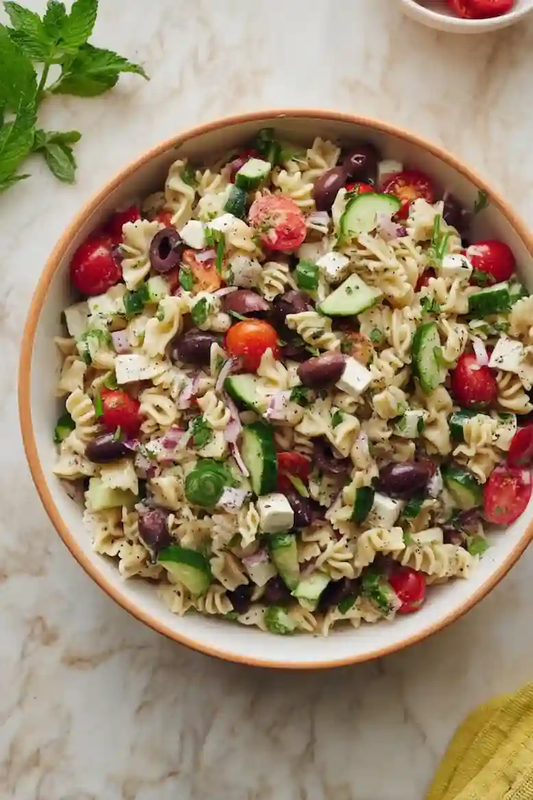 Easy Greek Pasta Salad Recipe - 2