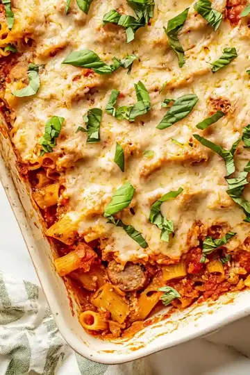 Easy Italian Sausage Pasta Bake