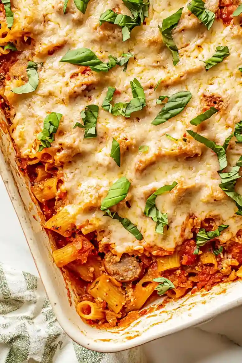 Easy Italian Sausage Pasta Bake - 1