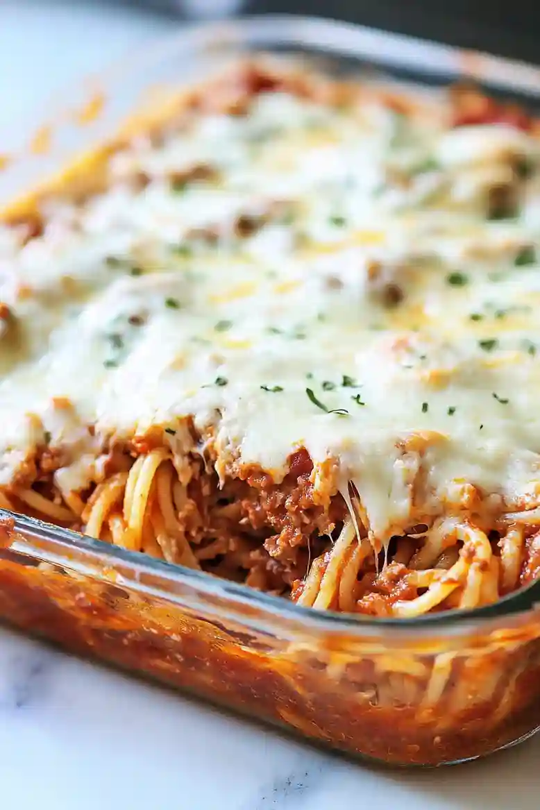 Easy Million Dollar Baked Spaghetti - 1