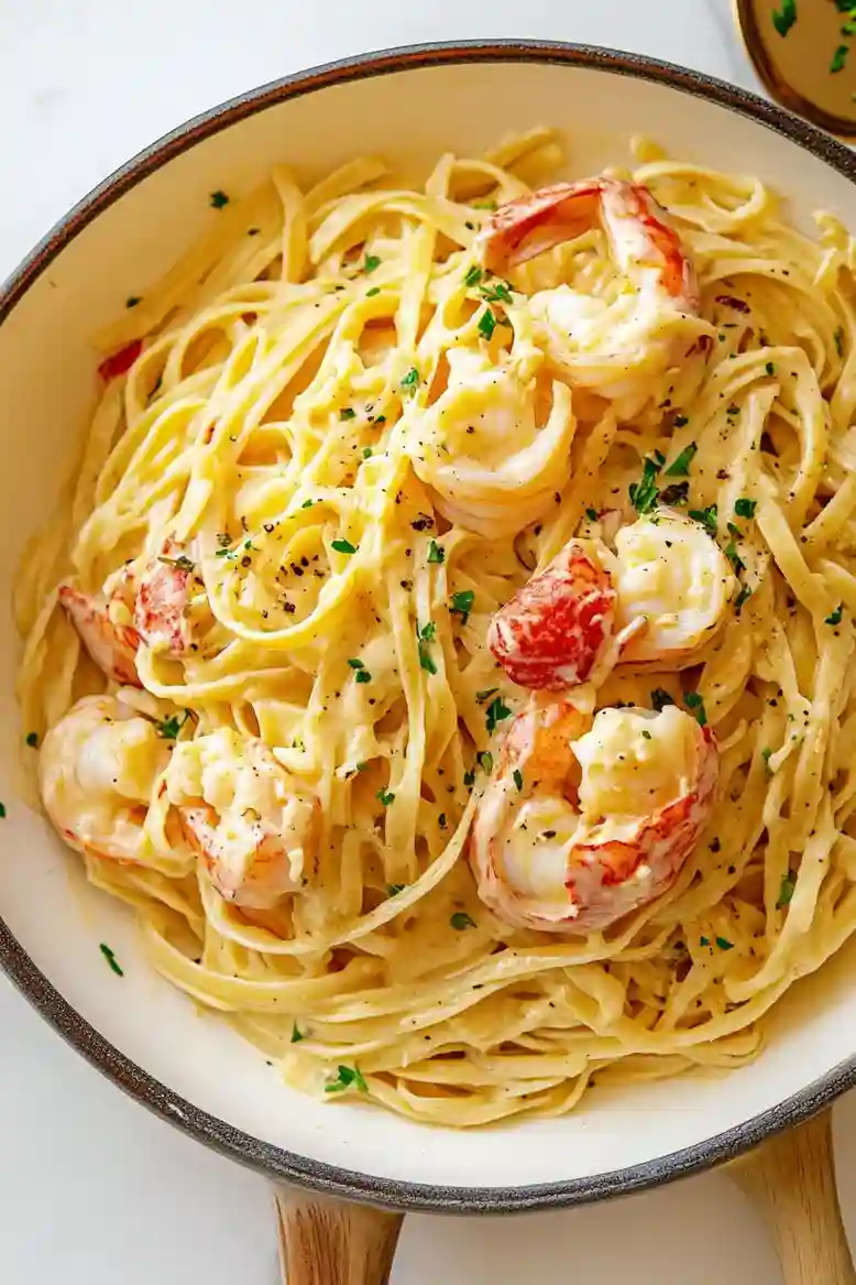 Lobster Shrimp Linguine Recipe - 2