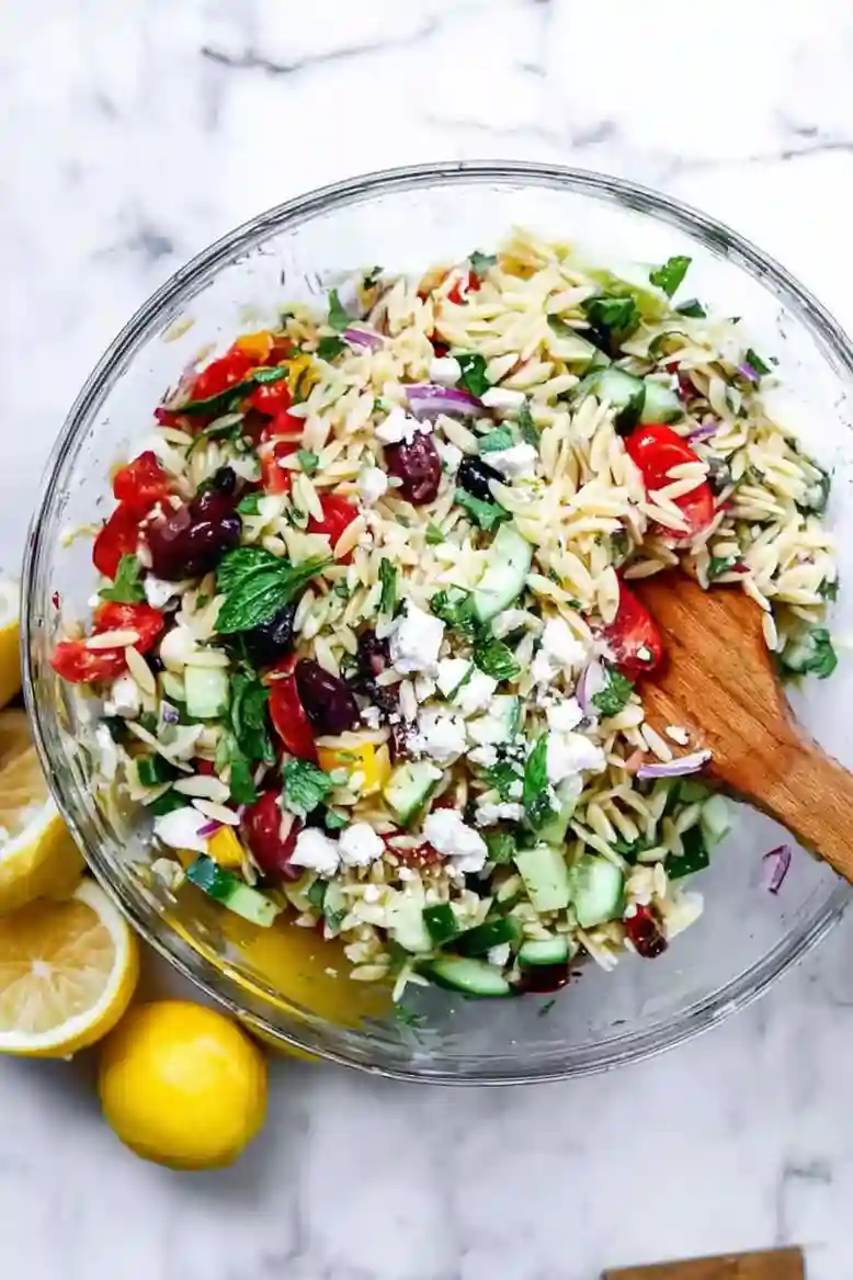 Mediterranean Orzo Pasta Salad - 2