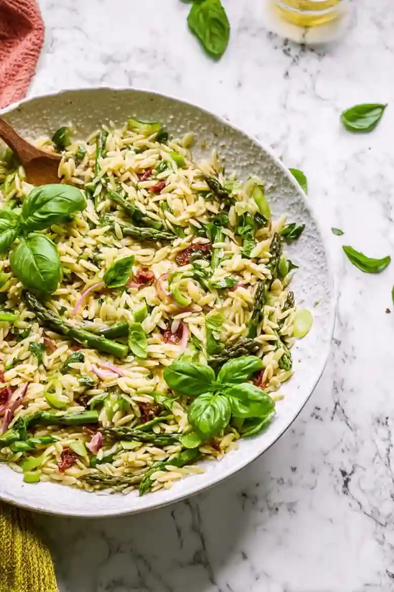 Refreshing Asparagus Orzo Salad - 2