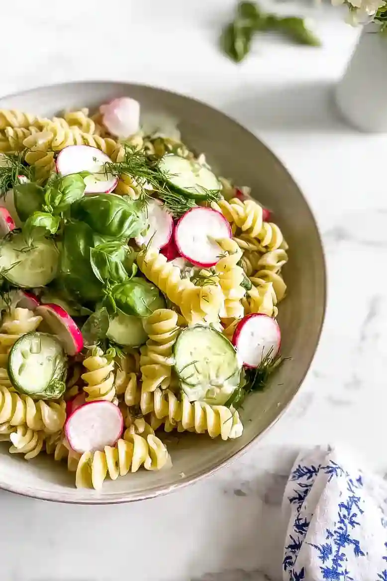 Refreshing Cucumber Dill Pasta Salad - 2