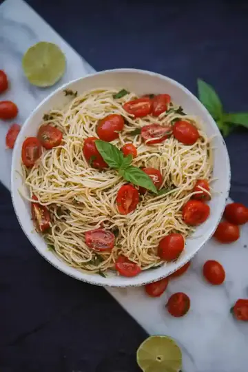 Refreshing Lemon Capellini Salad