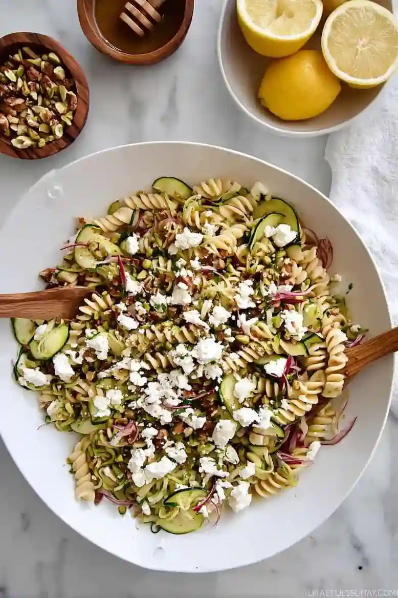 Refreshing Zucchini Pasta Salad - 1