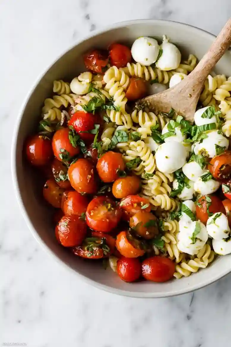 Roasted Tomato Caprese Pasta Salad - 2