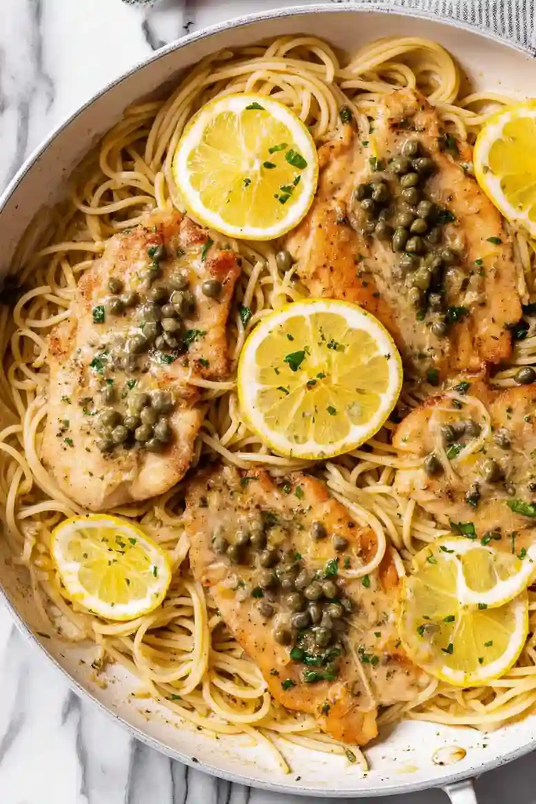 Chicken Piccata Pasta Recipe - 1