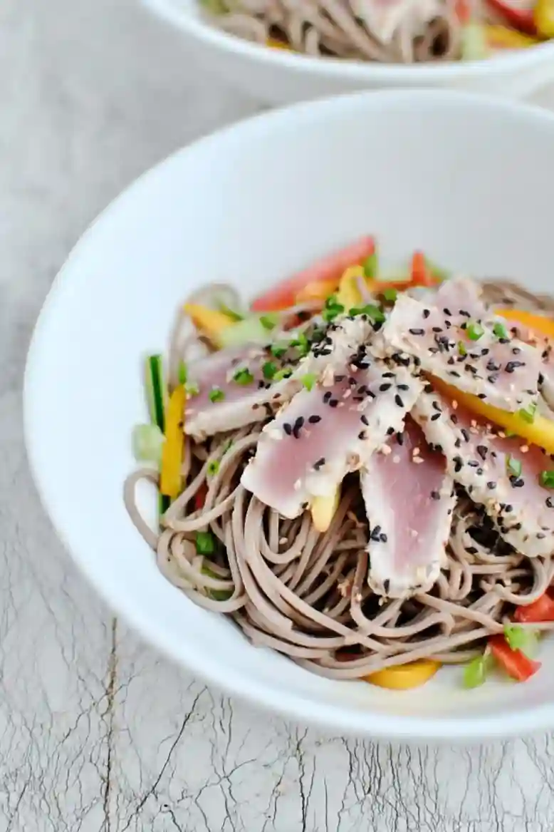 Chilled Soba Noodle Tuna Salad - 2