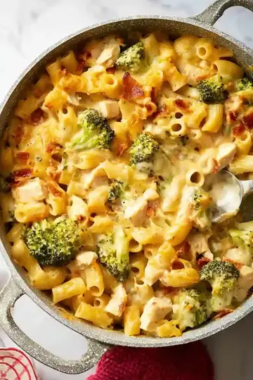 Creamy Chicken Bacon Pasta Bake