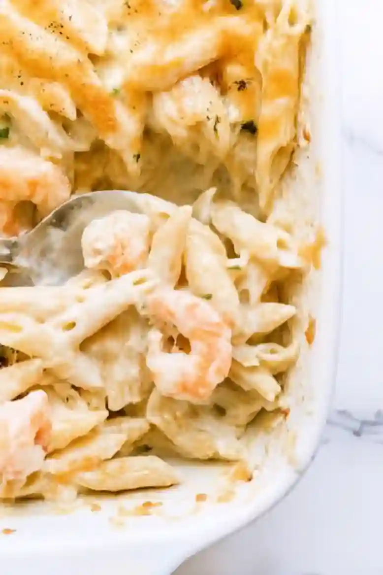 Creamy Shrimp Alfredo Bake Casserole - 2