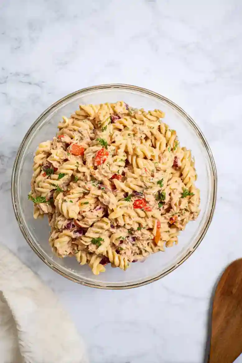 Creamy Spicy Tuna Pasta Salad - 2