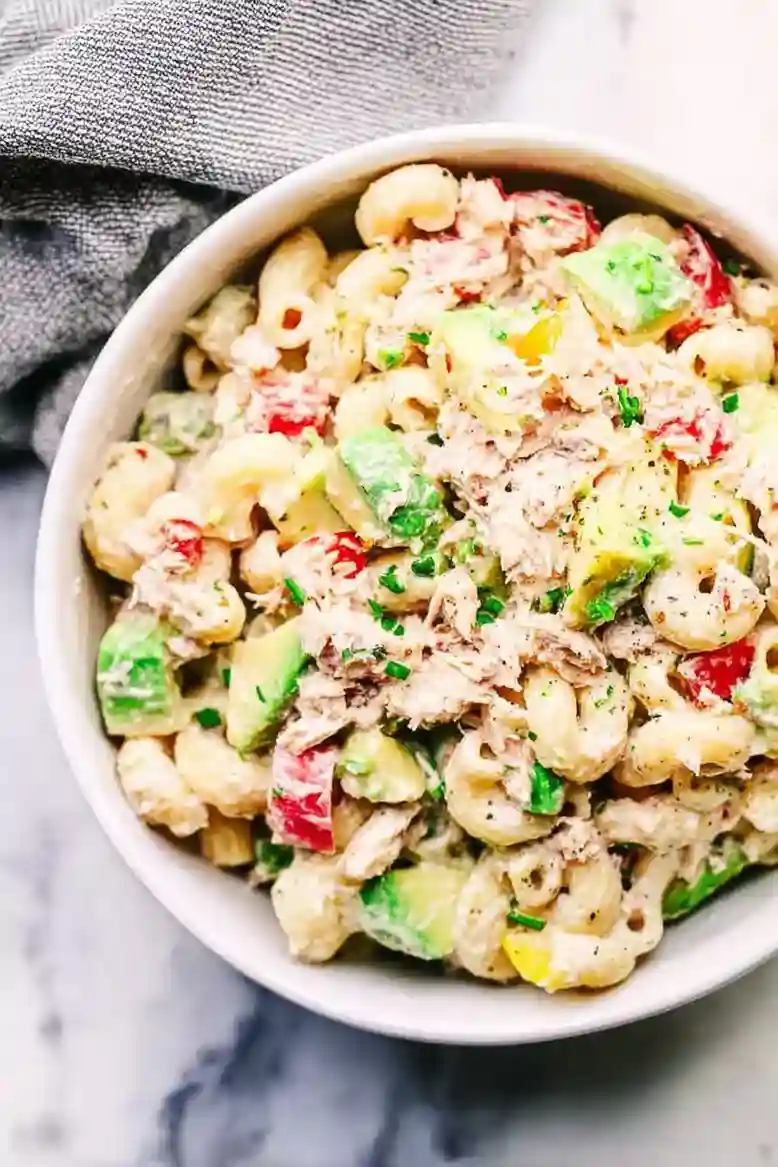 Creamy Tuna Avocado Pasta Salad - 2