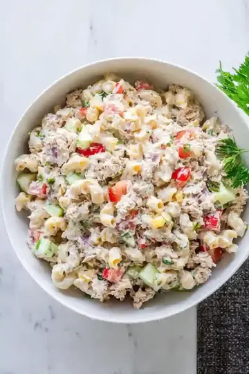 Creamy Tuna Pasta Salad Recipe