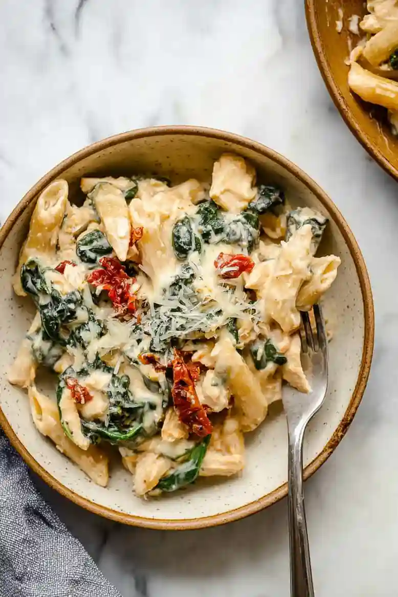 Creamy Tuscan Chicken Pasta Bake - 2
