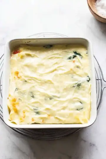 Creamy White Chicken Lasagna