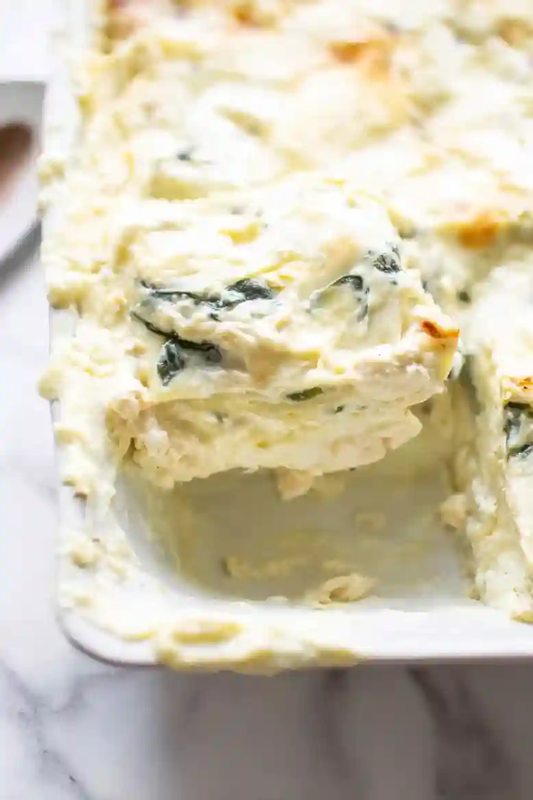 Creamy White Chicken Lasagna - 2