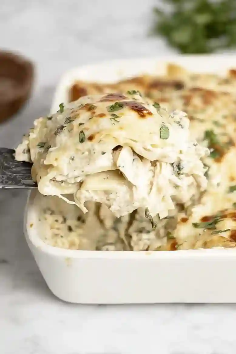 Creamy White Chicken Lasagna - 2