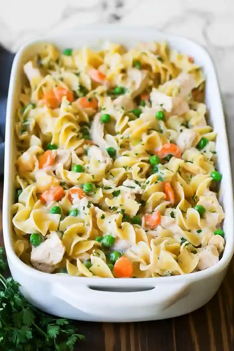 Easy Chicken Noodle Casserole - 2