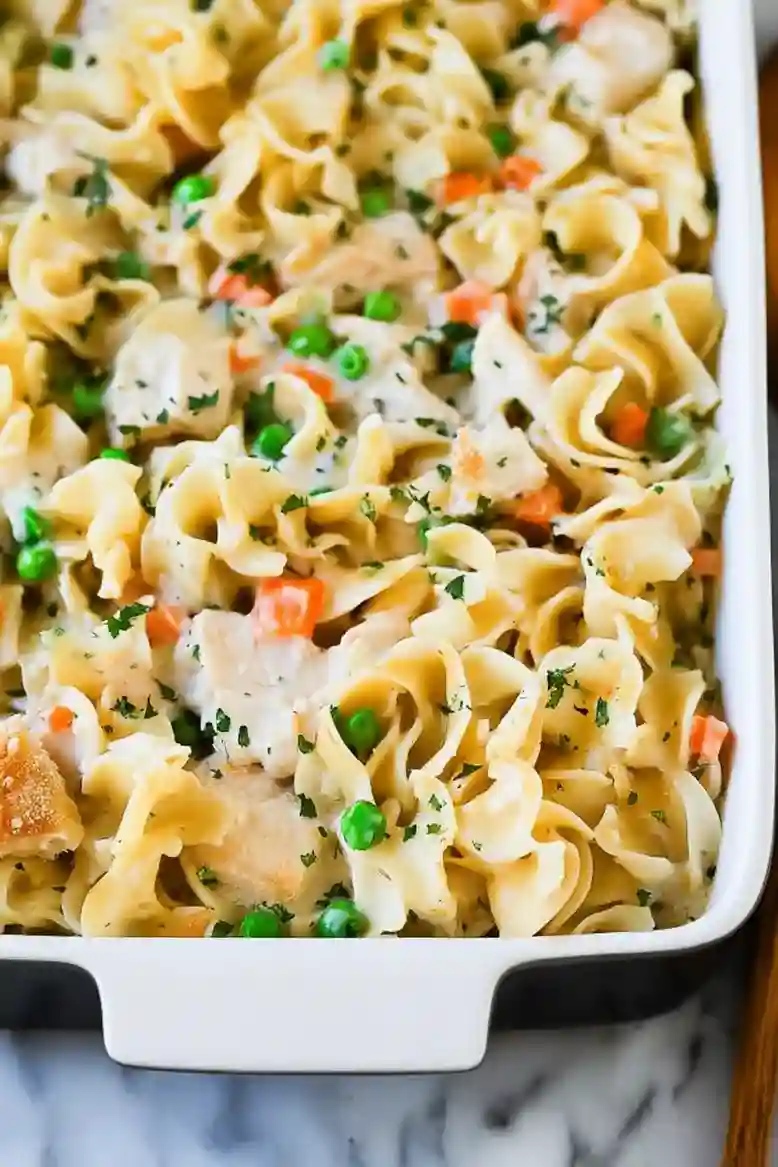 Easy Chicken Noodle Casserole - 1