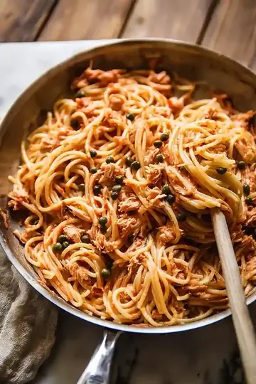 Easy Tuna Pasta with Capers