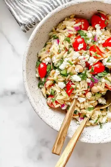 Fresh Summer Orzo Pasta Salad