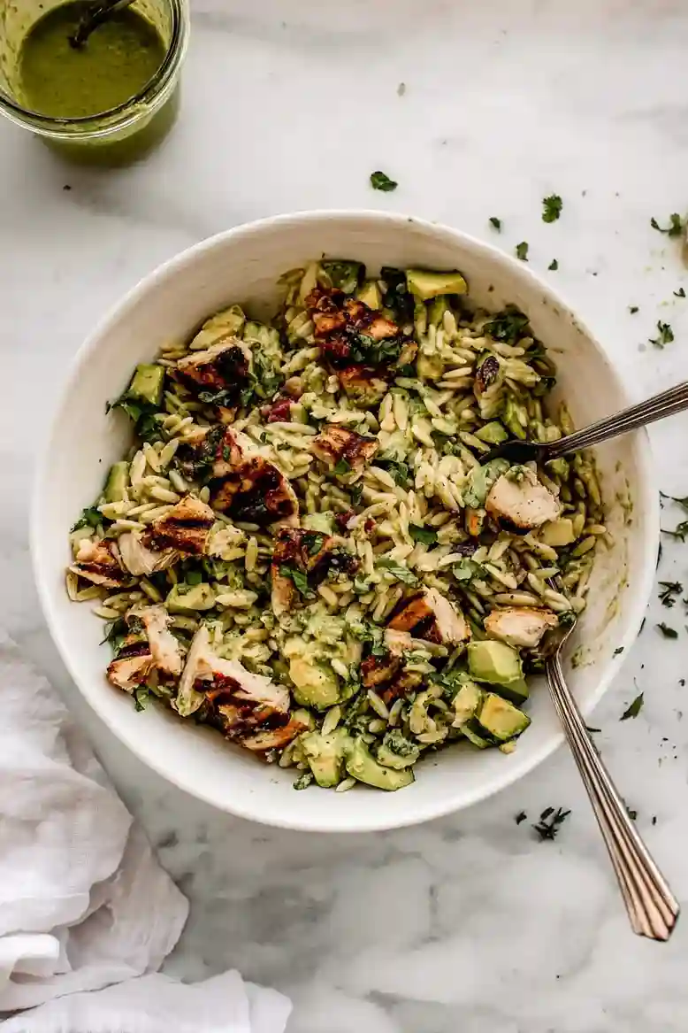Grilled Chicken Orzo Salad Recipe - 1