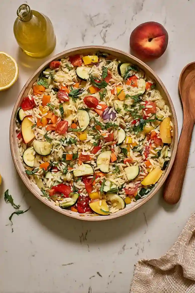 Grilled Vegetable Orzo Salad Recipe - 1