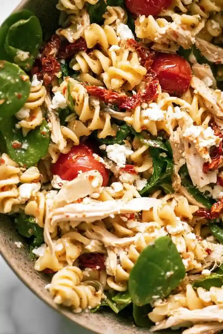 Hearty Pasta Salad with Sun Dried Tomatoes - 1