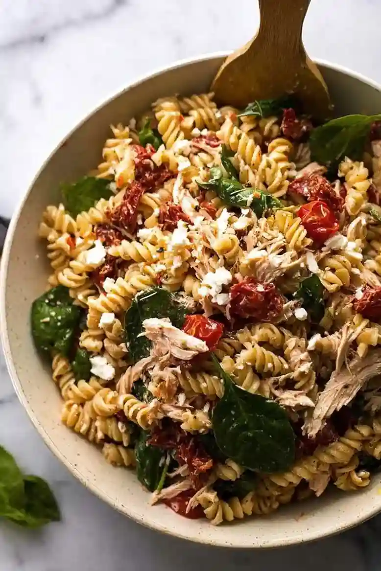 Hearty Pasta Salad with Sun Dried Tomatoes - 2