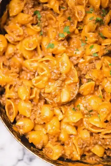 Instant Pot Cheesy Taco Pasta