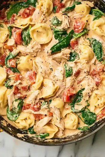 One Pan Chicken Tortellini Dinner