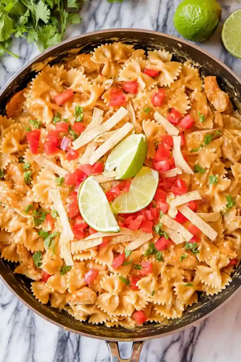 One Pot Cheesy Chicken Taco Pasta - 1