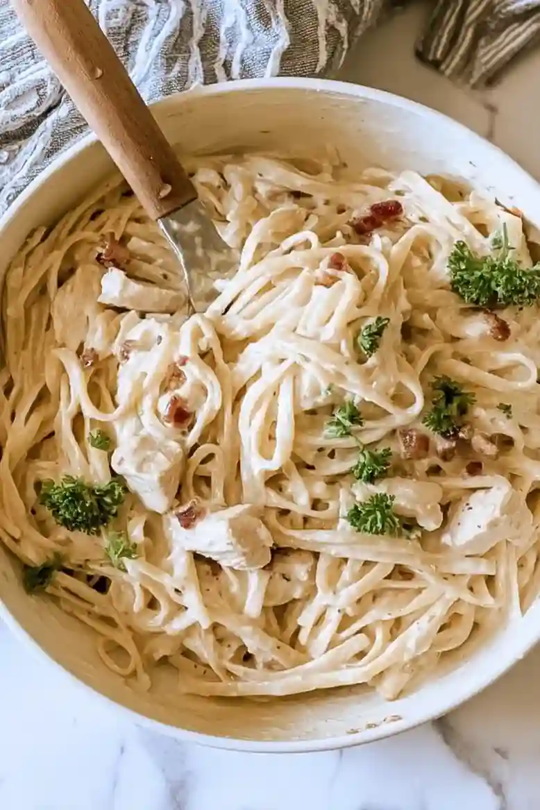 One Pot Chicken Alfredo Recipe - 1