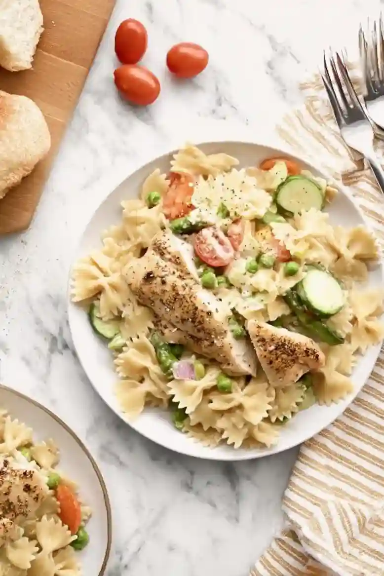Quick Chicken Pasta Primavera - 2