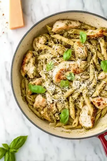 Quick Chicken Pesto Pasta Recipe