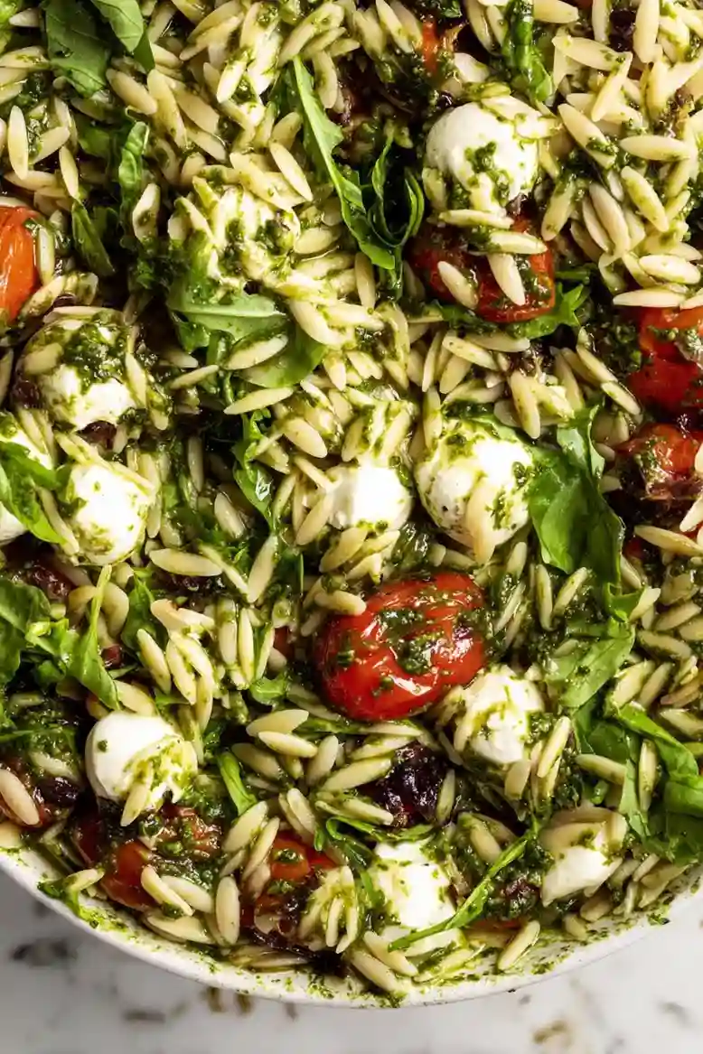 Refreshing Orzo Pesto Salad - 2