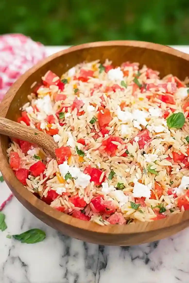 Refreshing Watermelon Feta Orzo Salad - 1