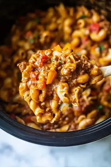 Slow Cooker Taco Pasta Recipe