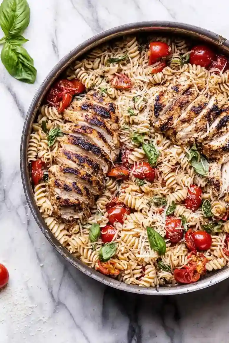 Tomato Basil Pasta with Chicken - 2